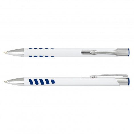 Panama Grip Pen - White Barrel 124903 | White/Royal Blue