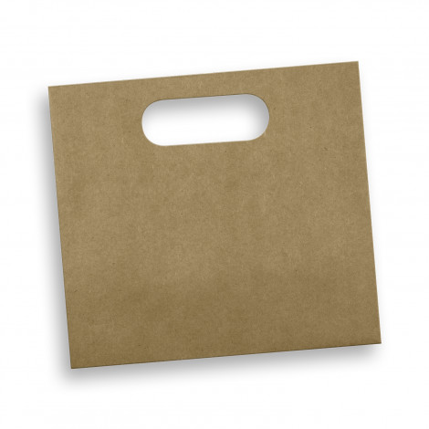 Medium Die Cut Paper Bag Landscape 125050 | Natural