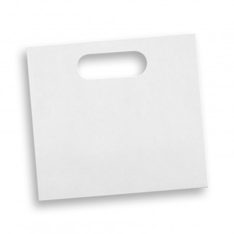 Medium Die Cut Paper Bag Landscape 125050 | White