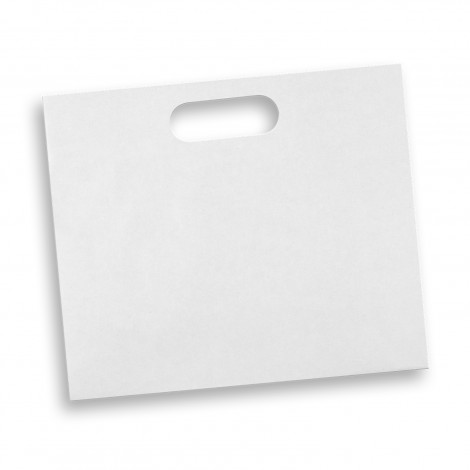 Large Die Cut Paper Bag Landscape 125051 | White
