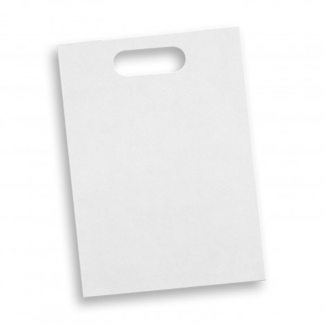 Large Die Cut Paper Bag Portrait 125053 | White