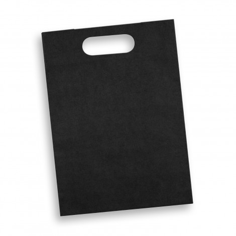 Large Die Cut Paper Bag Portrait 125053 | Black