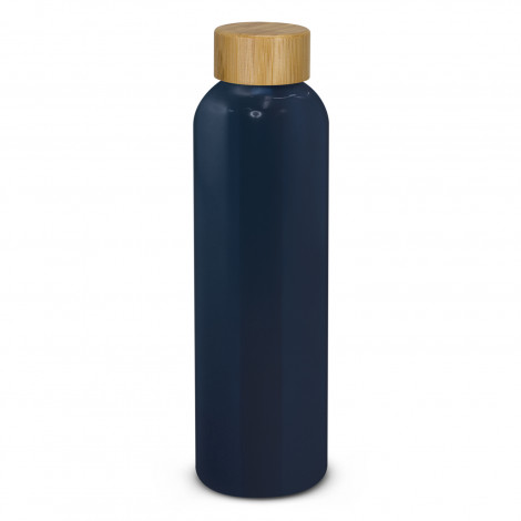 Eden Aluminium Bottle Bamboo Lid 125304 | Navy