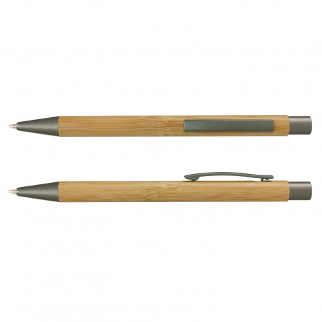 Lancer Bamboo Pen 200274 | Natural/Gunmetal