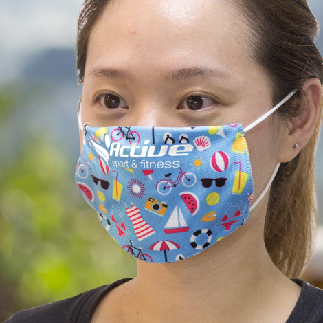 Reusable Face Mask Full Colour - Small 200328 | Feature